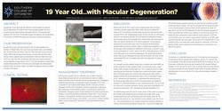 19 Year Old…with Macular Degeneration